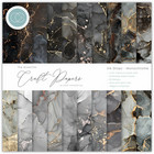 Craft Consortium - Essential Craft Papers, Ink Drops Monochrome, 6