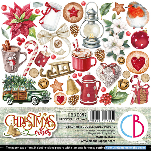 Ciao Bella - Christmas Vibes, Fussy Cut Pad 6