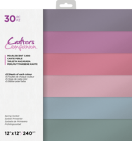 Crafter's Companion - Spring Sorbet Pearlescent Cardstock, 12