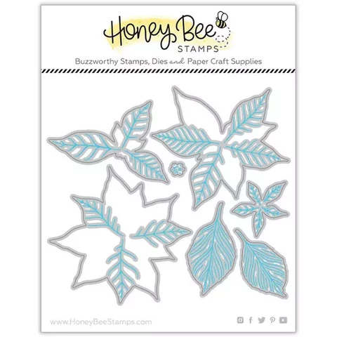 Honey Bee Stamps - Poinsettia, Stanssisetti