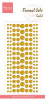 Marianne Design - Enamel Dots Gold Glitter, 156kpl