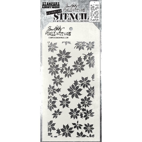 Tim Holtz - Tiny Poinsettia, Sapluuna