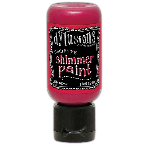 Dylusions - Shimmer Acrylic Paint, Cherry Pie, 29ml