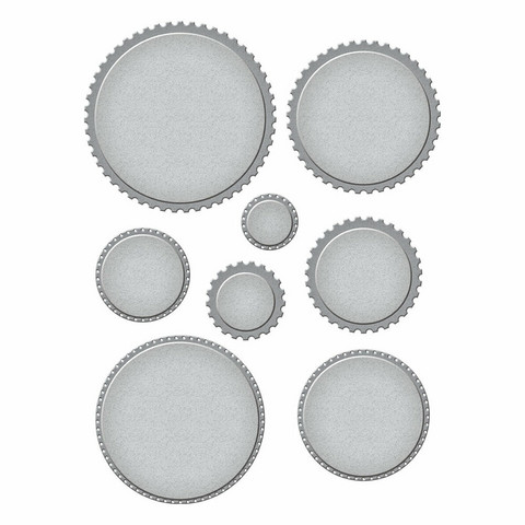 Spellbinders - Postage Edge Circles, Stanssisetti