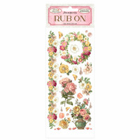Stamperia - Rose Parfum Flowers and Garland, Siirtokuvia