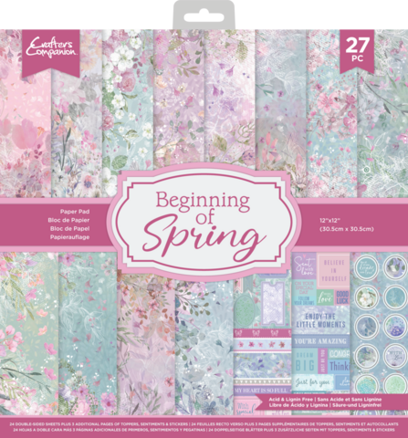 Crafter's Companion - Beginning of Spring, Paper Pad 12
