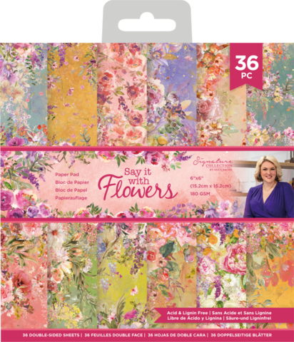 Crafter`s Companion - Say It With Flowers, Paperikko 6