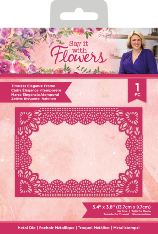 Crafter`s Companion - Say It With Flowers Timeless Elegance Frame, Stanssi