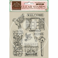Stamperia - Create Happiness Welcome Home Birds, Leimasetti