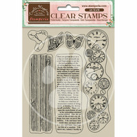 Stamperia - Create Happiness Welcome Home Clocks, Leimasetti