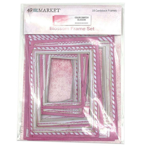 49 and Market - Color Swatch Blossom Frame Set, 18 osaa