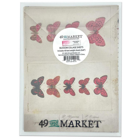 49 And Market - Color Swatch Blossom, Collage Sheets 6''x8'', 40sivua