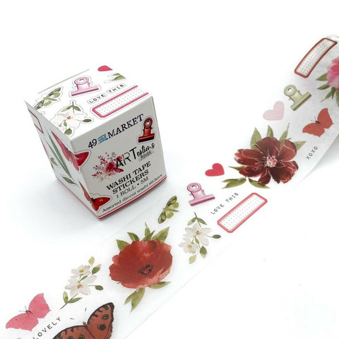 49 And Market - ARToptions Rouge Washi Sticker Roll