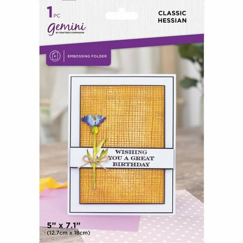 Crafter`s Companion - Gemini Textured Classic Hessian, Kohokuviointitasku