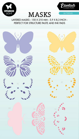 Studio Light - Butterflies Essentials, Sapluuna