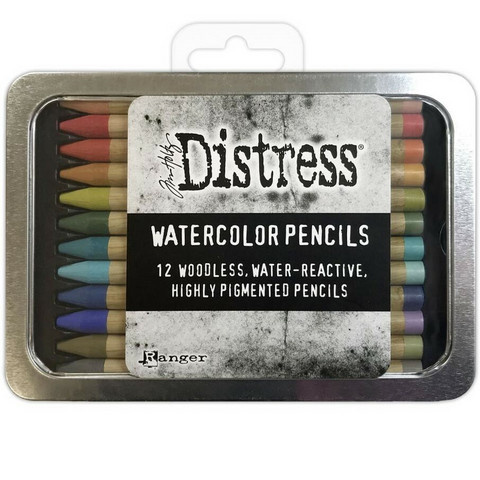 Tim Holtz - Distress Watercolor Pencils, Vesivärikynät, Set 3