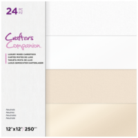 Crafter's Companion - Neutrals, Luxury Mixed Cardstock 12