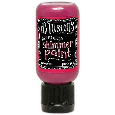 Dylusions - Shimmer Acrylic Paint, Pink Flamingo, 29ml