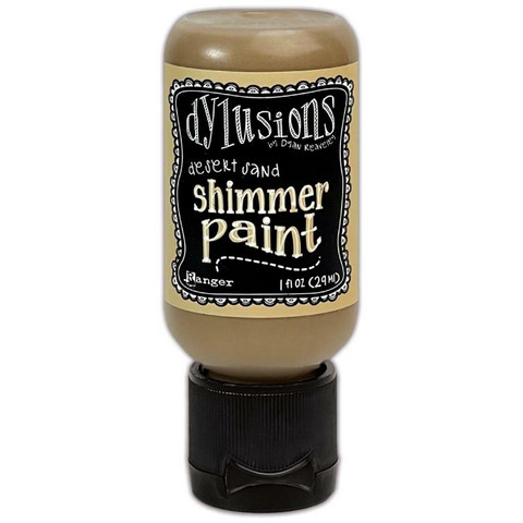 Dylusions - Shimmer Acrylic Paint, Desert Sand, 29ml