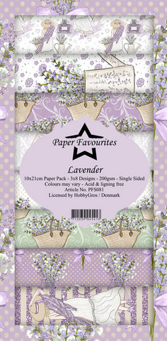 Paper Favourites - Lavender Slim Paper Pack, Paperikko