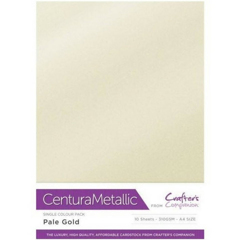 Crafter`s Companion - Pale Gold Centura Metallic, A4, 10 arkkia