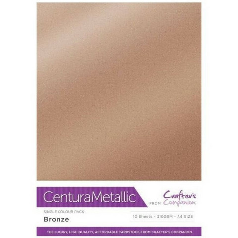 Crafter`s Companion - Bronze Centura Metallic, A4, 10 arkkia