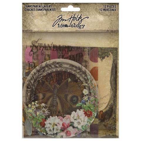 Tim Holtz - Idea-Ology Transparent Layers, 12 kpl