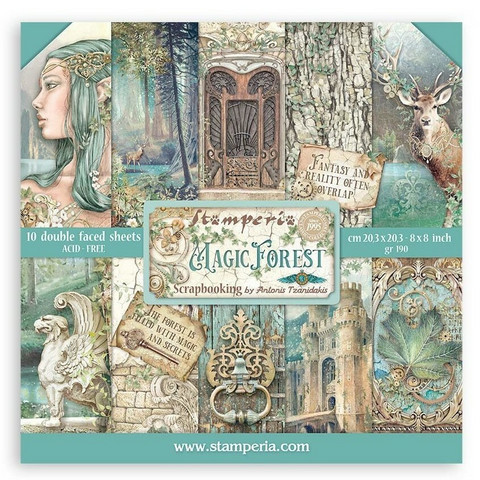 Stamperia - Magic Forest, Paper Pack 8