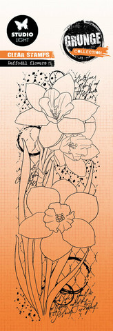 Studio Light - Grunge Collection Daffodil Flowers, Leima