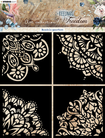 Studio Light - Jenine`s Feelings of Freedom Mandala Quarters, Sapluunasetti