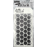 Tim Holtz - Layered Stencil, Brush Hex