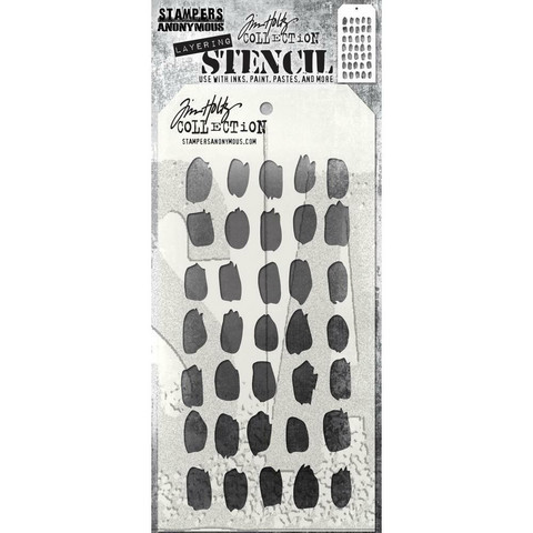 Tim Holtz - Layered Stencil, Brush Mark