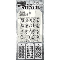 Tim Holtz - Layered Stencil Set, 3osaa, Set #55