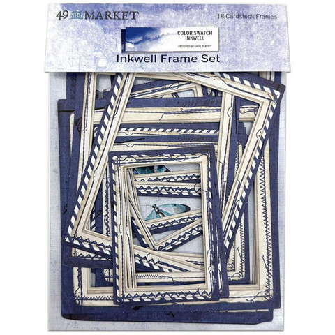 49 and Market - Color Swatch Inkwell Frame Set, 18 osaa