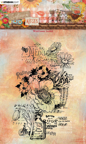 Studio Light - Sunflower Kisses Wildflower Basket, Leima