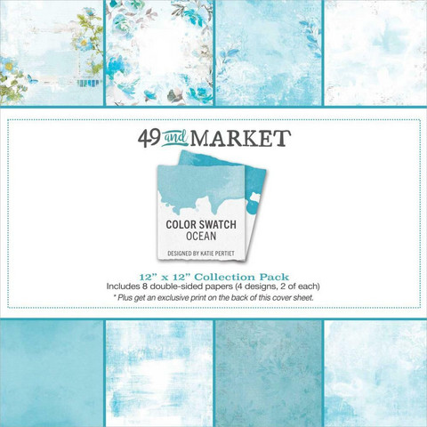 49 And Market - Color Swatch Ocean, Collection Pack 12