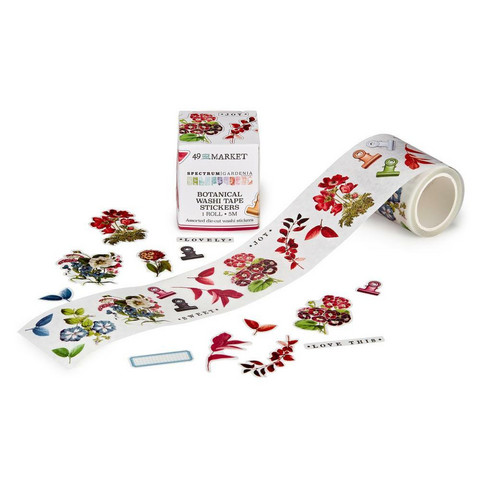 49 And Market - Spectrum Gardenia Botanical Washi Sticker Roll