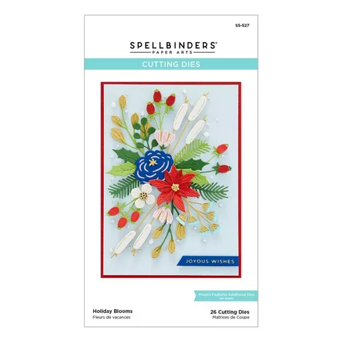 Spellbinders - Holiday Blooms, Stanssisetti