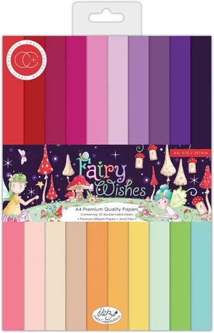 Craft Consortium - Fairy Wishes, A4, Paperikko