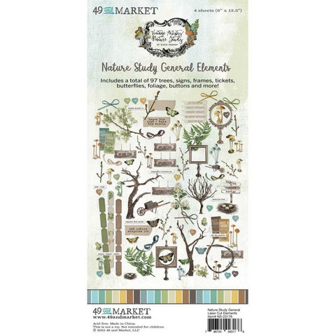 49 And Market - Vintage Artistry Nature Study Laser Cut Elements