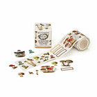 49 And Market - Vintage Artistry Nature Study Mushrooms, Washi Sticker Roll