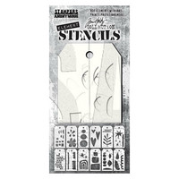 Tim Holtz - Element Stencil Set, 12osaa, Everyday Art