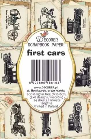 Decorer - First Cars, Korttikuvia, 24 osaa