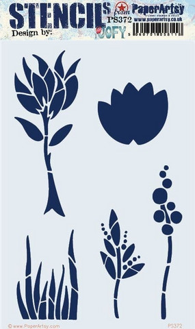PaperArtsy - JOFY Stencil 372, Sapluuna