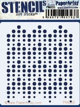 PaperArtsy - Mini Stencil PM025, Sapluuna
