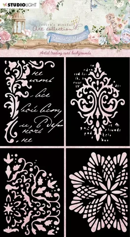 Studio Light - Jenine`s Romantic Moments ATC Backgrounds, Sapluunasetti