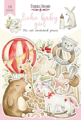 Fabrika Decoru - Boho Baby Girl, Leikekuvat, 58 osaa