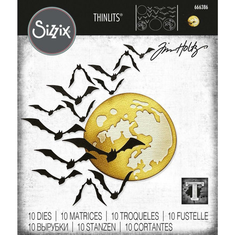 Sizzix - Thinlits Dies By Tim Holtz, Moonlight, Stanssisetti
