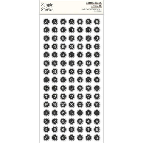Simple Stories - Simple Vintage Essentials, Tarrasetti, Type Keys
