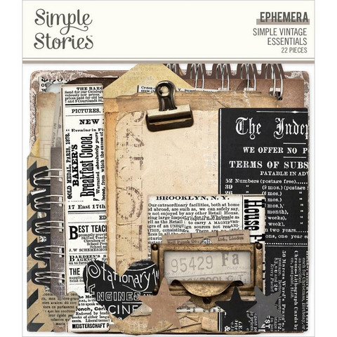 Simple Stories - Simple Vintage Essentials Ephemera, Leikekuvat